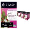 imageStash Tea Cinnamon Vanilla Herbal Tea  Naturally Caffeine Free NonGMO Project Verified Premium Tea with No Artificial Ingredients 18 Count Pack of 6  108 Bags TotalWild Raspberry Hibiscus