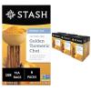 imageStash Tea Turmeric Chai Herbal Tea  Naturally Caffeine Free NonGMO Project Verified Premium Tea with No Artificial Ingredients 18 Count Pack of 6  108 Bags TotalGolden Turmeric Chai