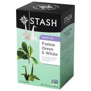 imageStash Tea Cinnamon Vanilla Herbal Tea  Naturally Caffeine Free NonGMO Project Verified Premium Tea with No Artificial Ingredients 18 Count Pack of 6  108 Bags TotalFusion Green  White