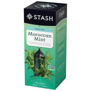 imageStash Tea Cinnamon Vanilla Herbal Tea  Naturally Caffeine Free NonGMO Project Verified Premium Tea with No Artificial Ingredients 18 Count Pack of 6  108 Bags TotalMoroccan Mint