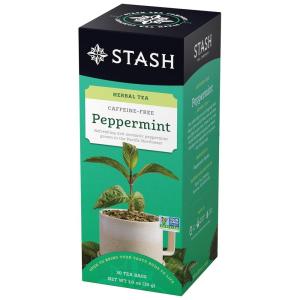 imageStash Tea Cinnamon Vanilla Herbal Tea  Naturally Caffeine Free NonGMO Project Verified Premium Tea with No Artificial Ingredients 18 Count Pack of 6  108 Bags TotalPeppermint