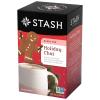 imageStash Tea Holiday Chai Tea 18 Count Tea Bags Pack of 6 Individual Spiced Black Tea Bags for Use in Teapots Mugs or Cups Brew Hot Tea or Iced TeaHoliday Chai