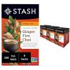 imageStash Tea Holiday Chai Tea 18 Count Tea Bags Pack of 6 Individual Spiced Black Tea Bags for Use in Teapots Mugs or Cups Brew Hot Tea or Iced TeaGinger Fire Chai