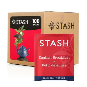 imageStash Tea Sweet Honeydew Green Tea  Caffeinated NonGMO Project Verified Premium Tea with No Artificial Ingredients 100 Count BULK PACKAGINGEnglish Breakfast