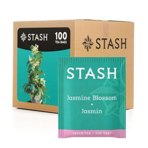 imageStash Tea Sweet Honeydew Green Tea  Caffeinated NonGMO Project Verified Premium Tea with No Artificial Ingredients 100 Count BULK PACKAGINGJasmine Blossom