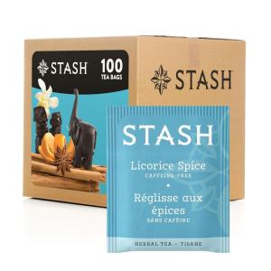 imageStash Tea Sweet Honeydew Green Tea  Caffeinated NonGMO Project Verified Premium Tea with No Artificial Ingredients 100 Count BULK PACKAGINGLicorice Spice
