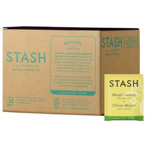 imageStash Tea Sweet Honeydew Green Tea  Caffeinated NonGMO Project Verified Premium Tea with No Artificial Ingredients 100 Count BULK PACKAGINGMeyer Lemon