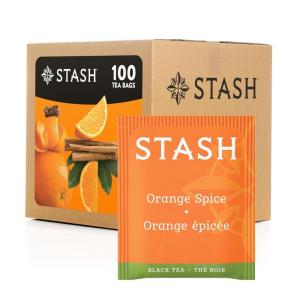 imageStash Tea Sweet Honeydew Green Tea  Caffeinated NonGMO Project Verified Premium Tea with No Artificial Ingredients 100 Count BULK PACKAGINGOrange Spice