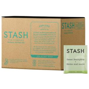 imageStash Tea Sweet Honeydew Green Tea  Caffeinated NonGMO Project Verified Premium Tea with No Artificial Ingredients 100 Count BULK PACKAGINGSweet Honeydew