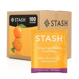 imageStash Tea Sweet Honeydew Green Tea  Caffeinated NonGMO Project Verified Premium Tea with No Artificial Ingredients 100 Count BULK PACKAGINGTangerine Honey