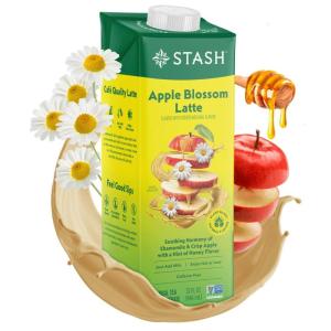 imageSTASH Double Spice Chai Latte Concentrate  Barista Style Caffeinated Chai Tea Beverage  Crafted in Oregon  Plant Based and DairyFree Serve Hot or Iced 32 fl ozApple Chamomile