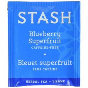 imageStash Tea Blueberry Superfruit Herbal Tea Box of 100 Tea Bags Packaging May Vary