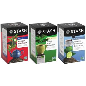 imageStash Tea Bold Black Tea Sampler  Assortment of Caffeinated Premium Teas Including English Breakfast Irish Breakfast and Earl Grey Tea 1820 Count Pack of 3